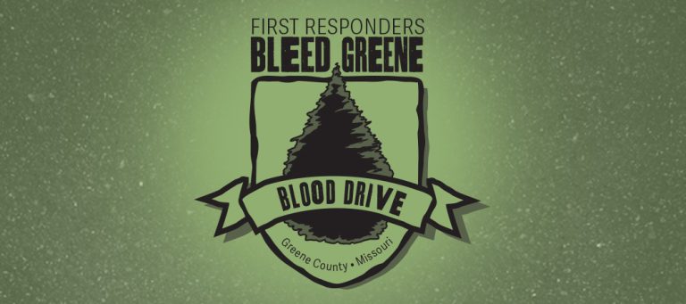 cbco bleed greene first responders blood drive logo
