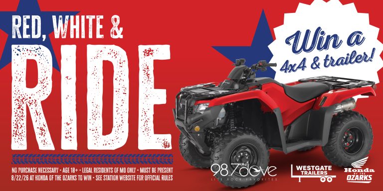 red white ride dove hero